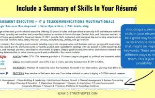 How to Include a Resume Summary of Skills
