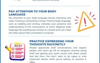 Mastering the Art of Conversation in Your Job Search Infographics